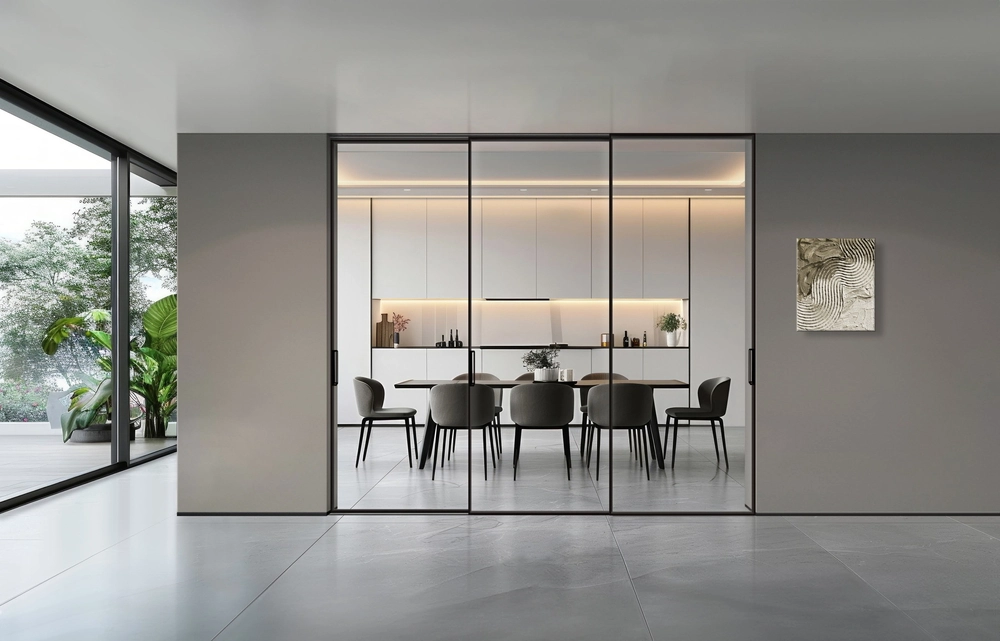 ガラスの室内ドア